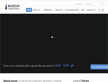 Tablet Screenshot of bostonharborangels.com